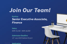 Job Announcement - Senior Executive Associate, Finance