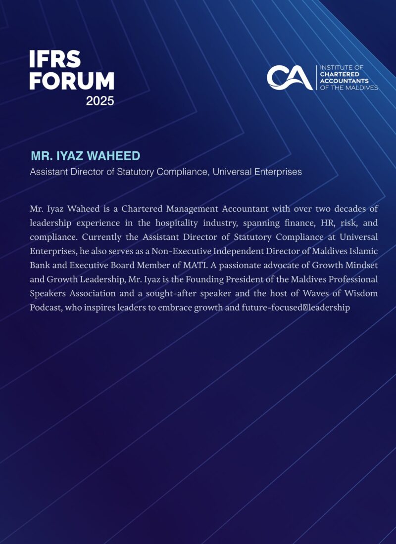 Mr Iyaz Waheed_Profile