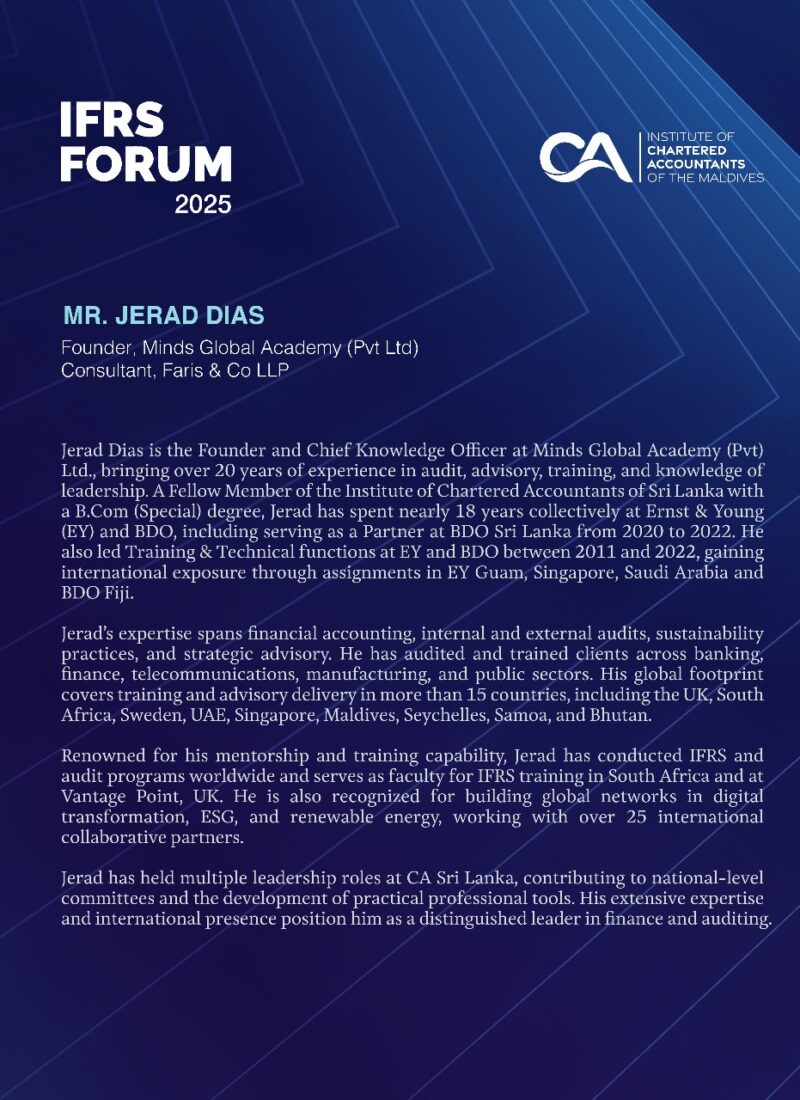 Mr Jerad Dias_Profile